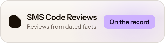 On the record at SMS Code Reviews